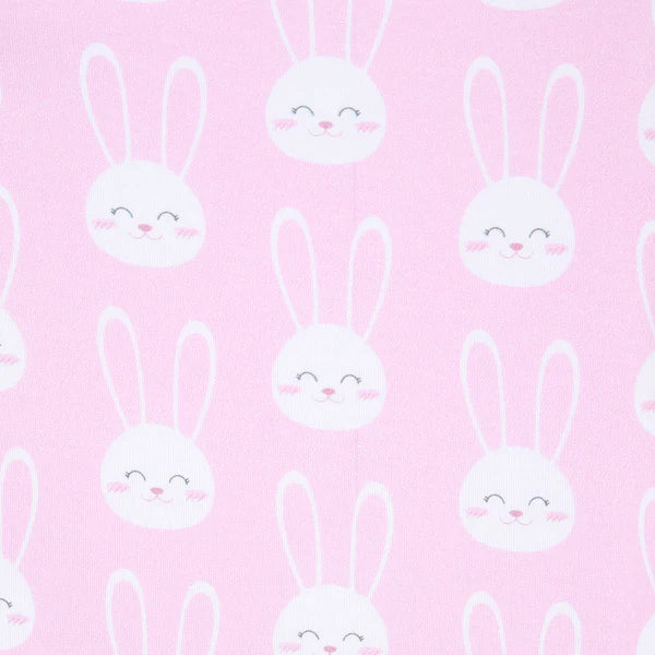 Pink Bunny Pima Cotton Baby Pajama