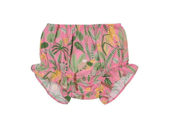 Pink Jungle Blouse and Bloomer Set