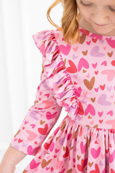 You Are Loved Ruffle Dress
