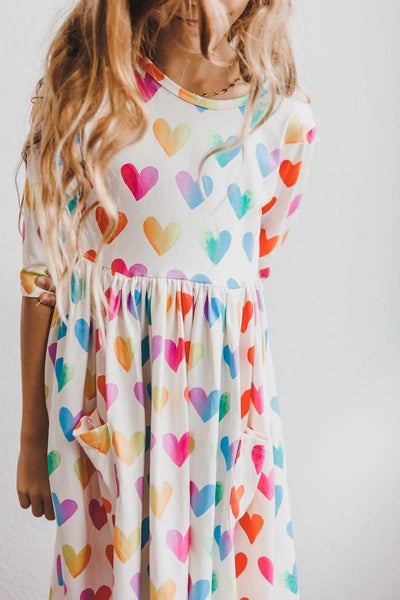 Love Pocket Dress: 6-12m