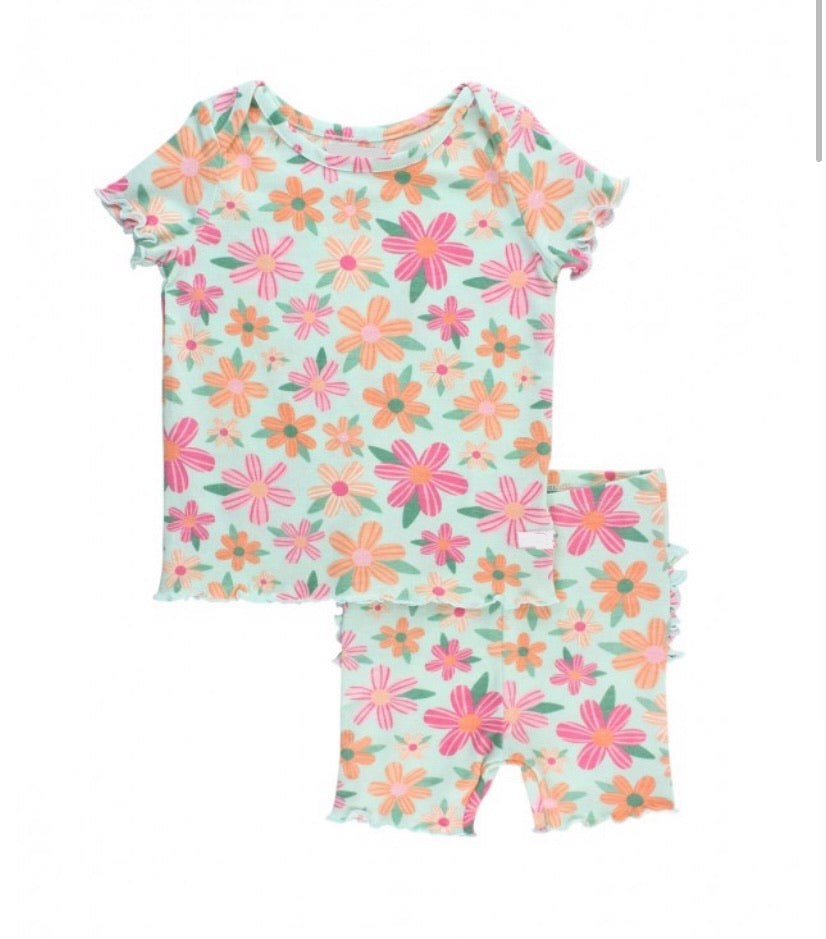 Spring Flowers Pajama: 3T