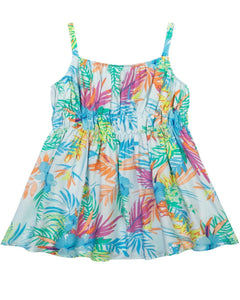 Tropical Floral Strappy Dress