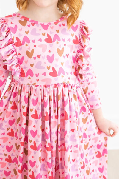 You Are Loved Ruffle Dress: 3T