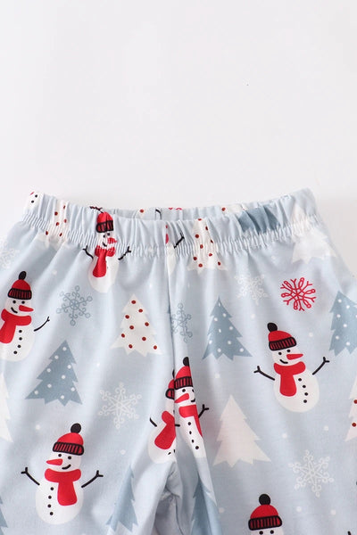 Snow Man Christmas Pajama