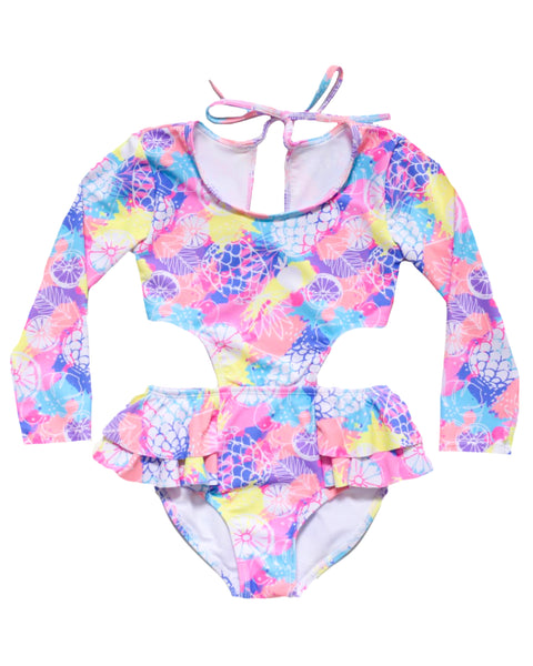 Tropical Feel One Piece Swimsuit: 10Y