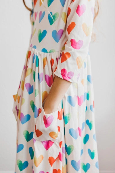 Love Pocket Dress: 6-12m