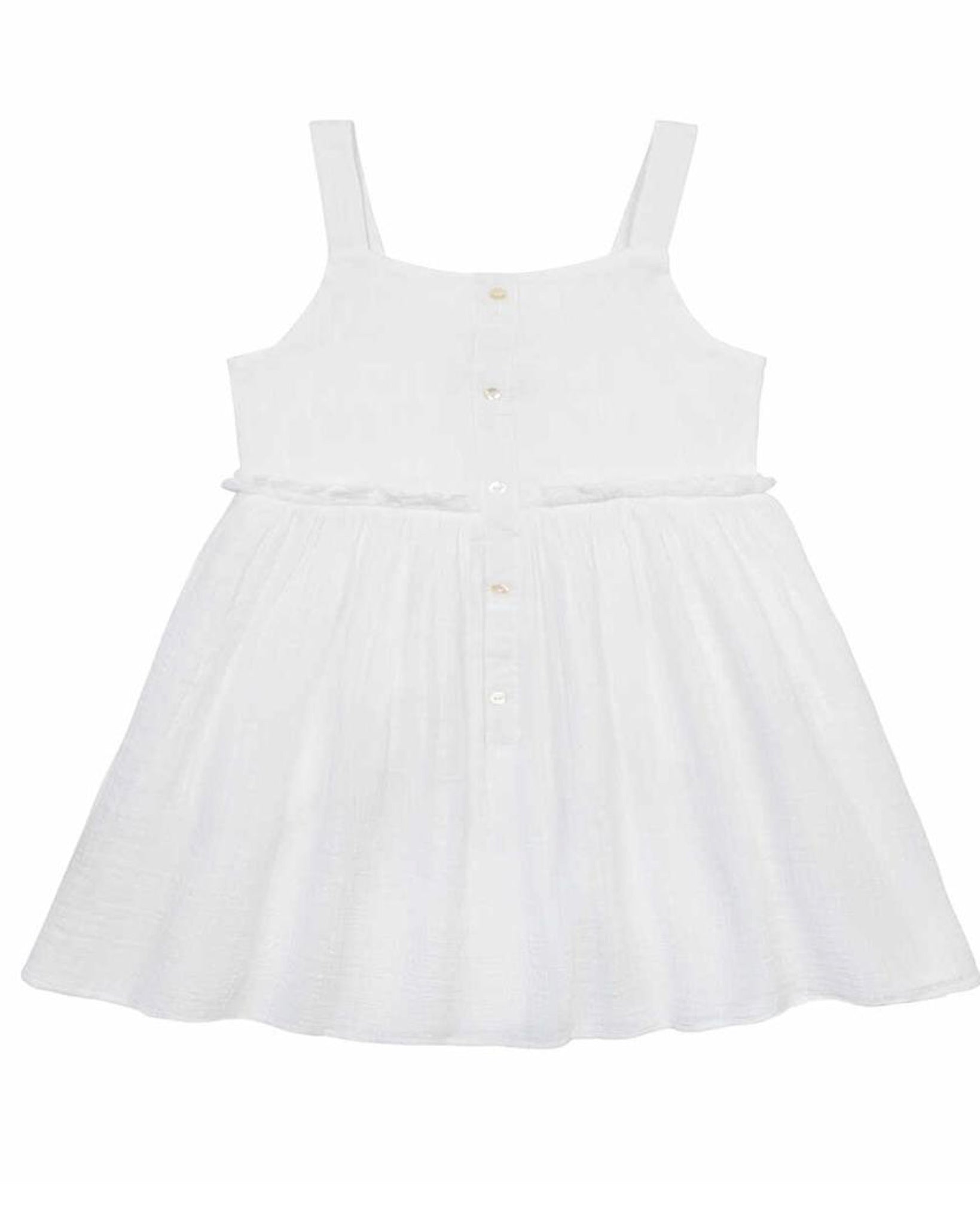 White Sleeveless Dress