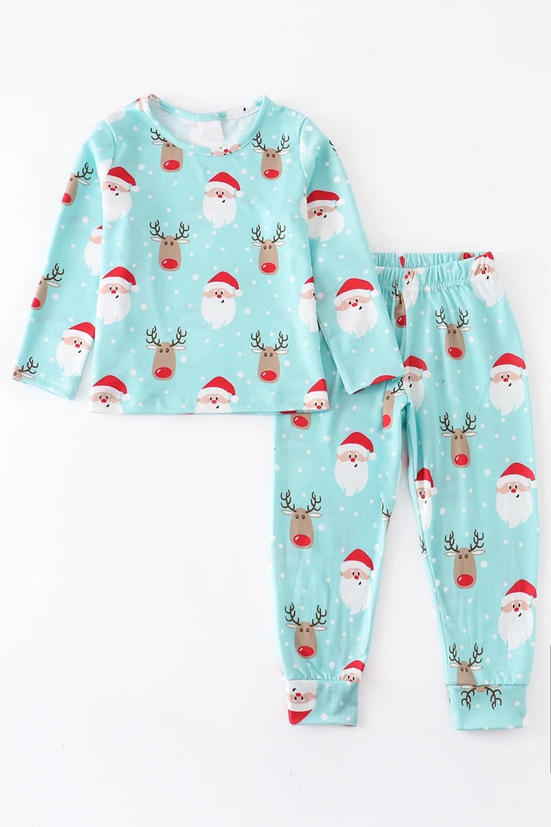 Santa & Reindeer Pajama Set