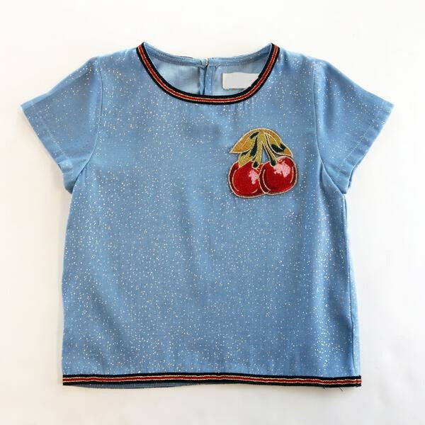 Cherry Embroidery 2pc Set