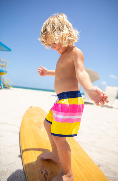 Colorblock Swim Trunk: 6m, 12m, 12Y, 14Y