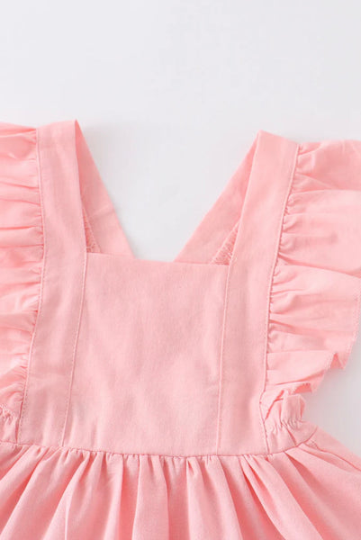 Aurora Ruffle Dress - Pink