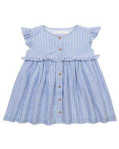 Lake Blue Stripe Dress