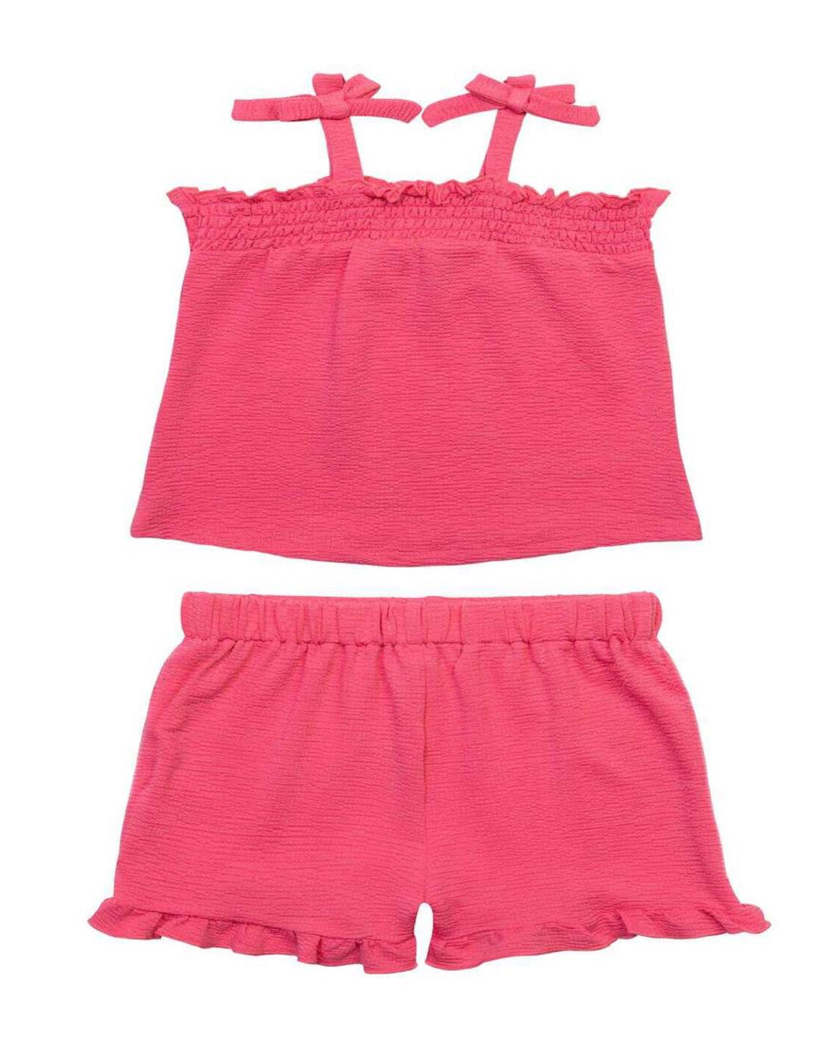 Pink Top & Short Set