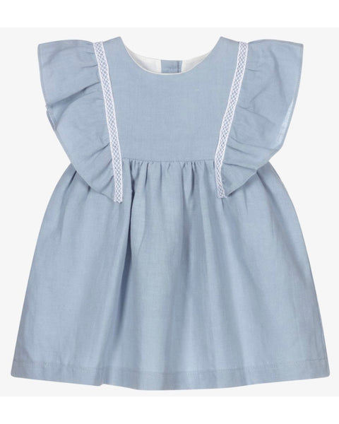 Blue Linen Dress