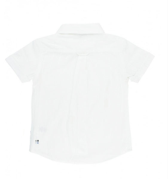 White Short Sleeve Button Shirt