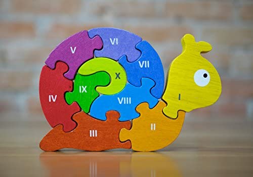 Number Snail Learning Puzzle