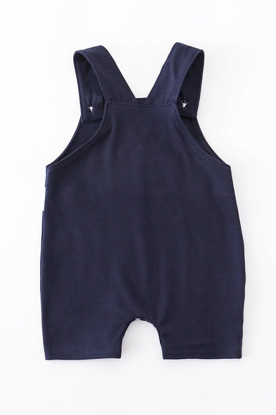 Navy Crocodile Romper