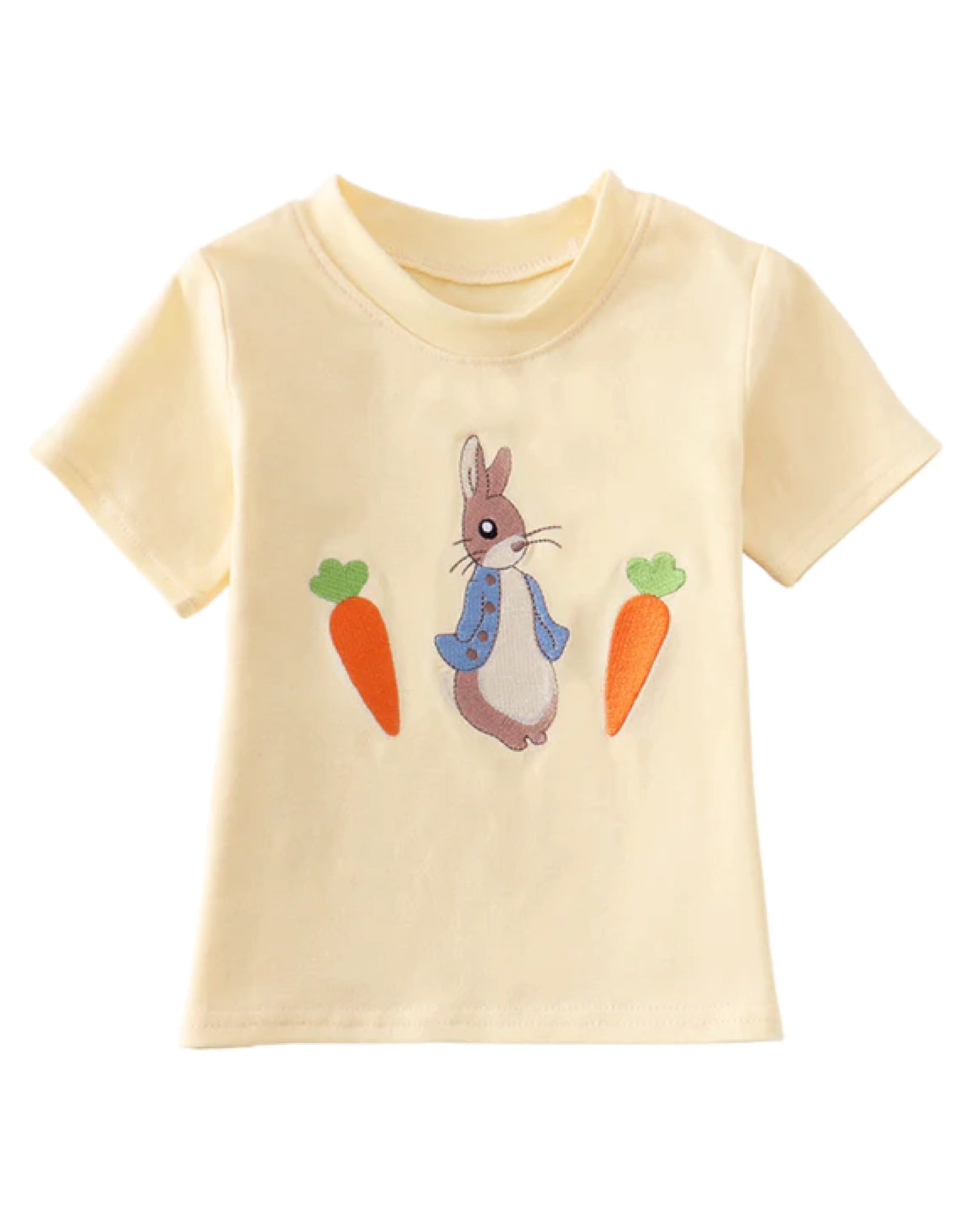 Bunny Embroidery T-Shirt: 12m