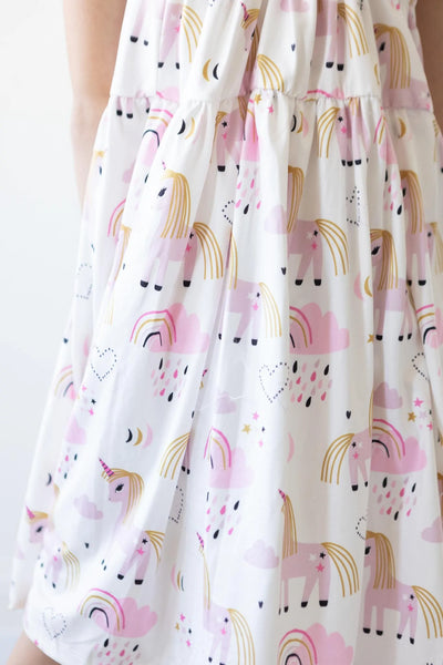 Unicorn Ruffle Strappy Dress