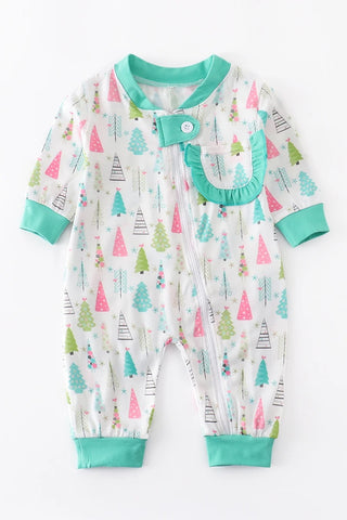 Christmas Zipper Pajama Romper