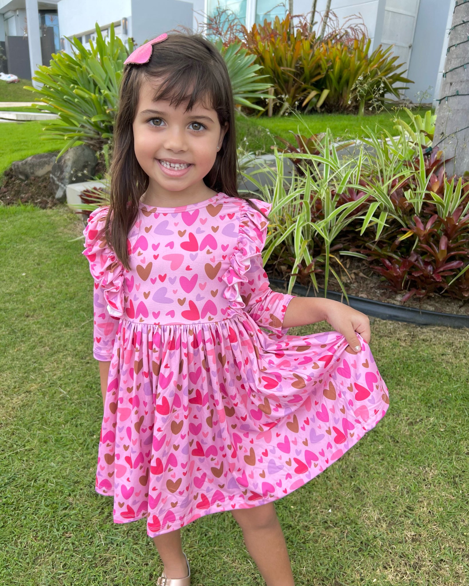 You Are Loved Ruffle Dress: 3T