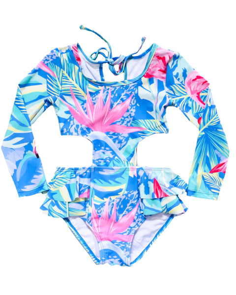 Flamingo Island Mid Cut-Out Swimsuit