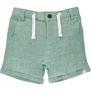 Green gauze shorts: 8-9Y