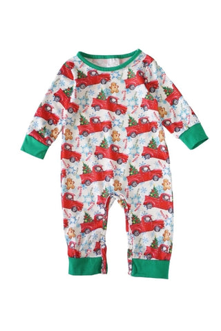 Christmas Truck Baby Pajama 3-6M