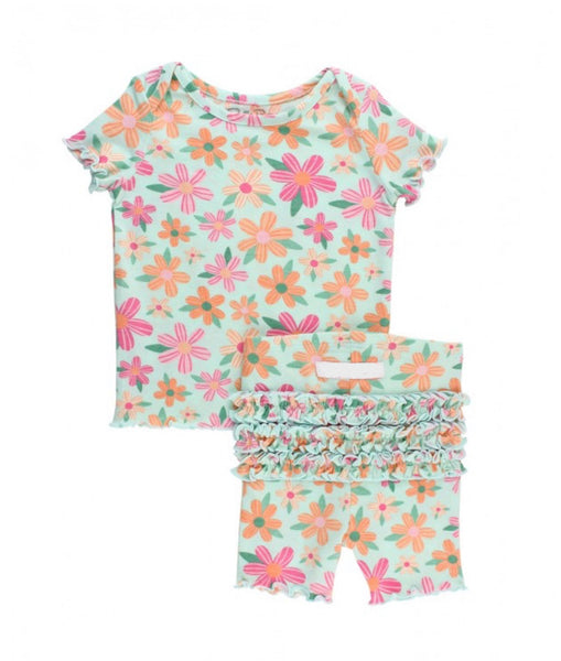 Spring Flowers Pajama: 3T