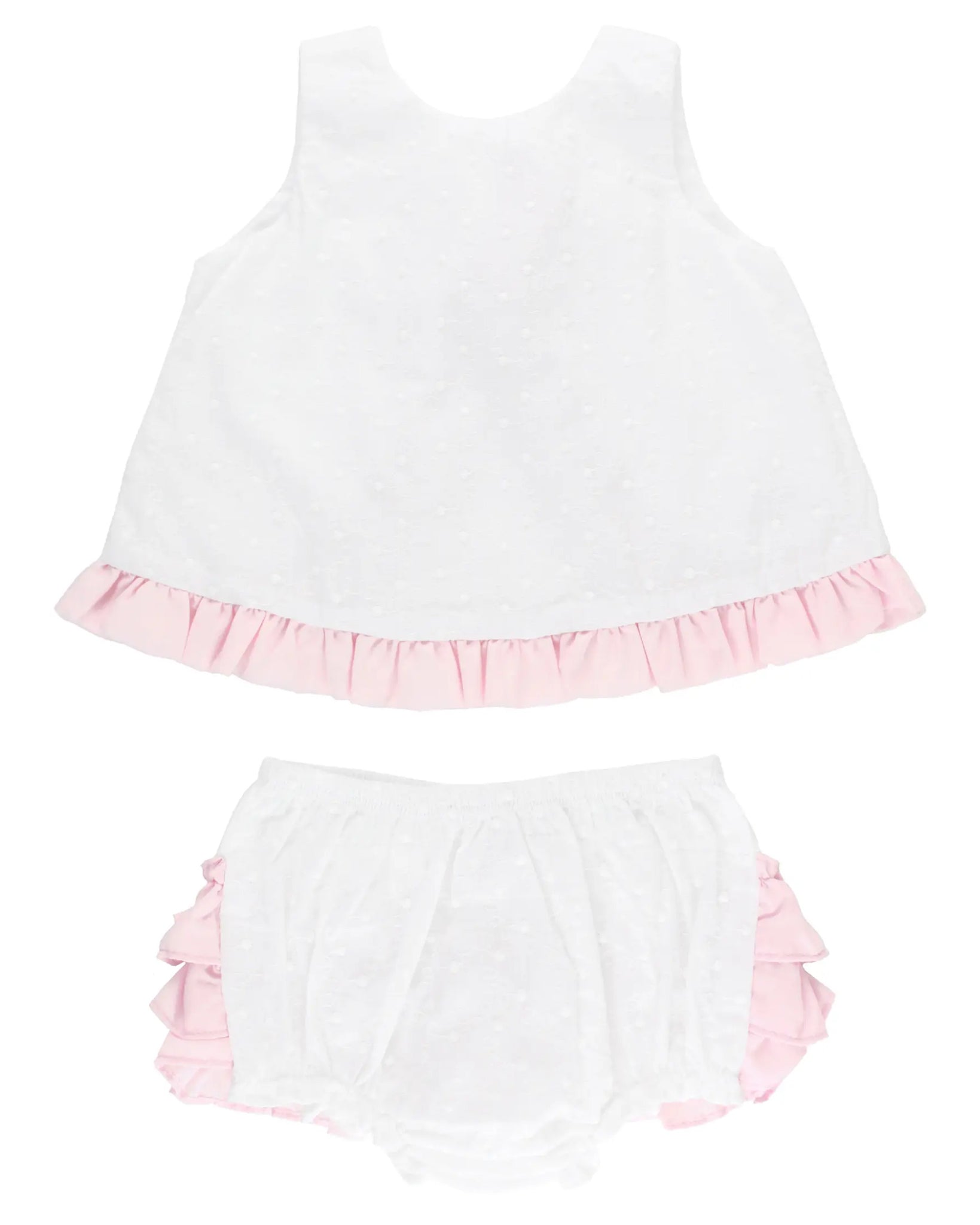 White Swing Top and Bloomer Set